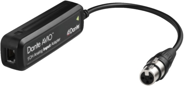 Audinate Dante Avio Analog Input Adapter, Mono