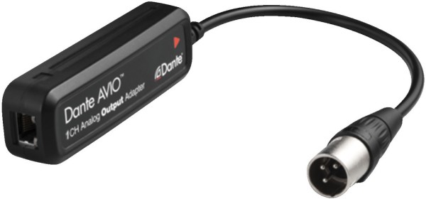 Audinate Dante Avio Analog Output Adapter, Mono