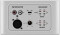 Wandmodul 1xMik 1xAudioIn 1xRJ45