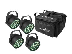 Set 4x LED PARty TCL Spot + Soft Bag