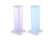 2x Stage Stand 100cm incl. Cover and Bag, white