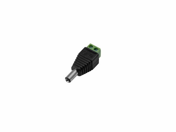Adapter Hohlstecker/Schraubklemme männlich