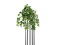 Ivy bush tendril premium, artificial, 50cm