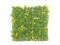 Grass mat, artificial, green-yellow, 25x25cm