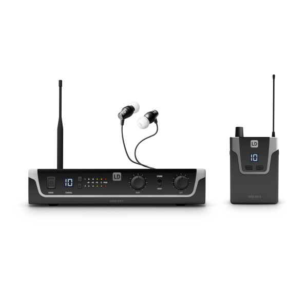 U308 IEM HP - In-Ear Monitoring-System mit Ohrhörern - 863 - 865 MHz + 823 - 832 MHz