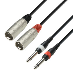 3 STAR TMP 0600 - Twin Cable | Adam Hall® 2 XLR Male...