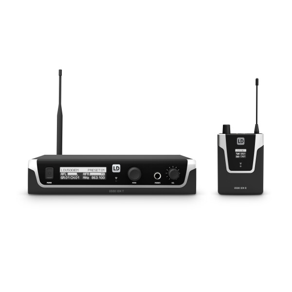 U508 IEM - In-Ear Monitoring-System - 863 - 865 MHz + 823 - 832 MHz