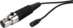 Anschlusskabel 3-Pol mini XLR, schwarz