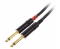 CFY 6 VPP - Insert cable, 3.5mm jack M to 2x 6.3mm jack M, 6m