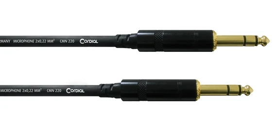 CORDIAL CFM 0.9 VV Studiokabel 6,3 mm Klinke symmetrisch, 0,9 m