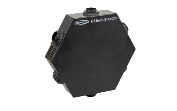 SHOWTEC Edison Star E6 DMX LED dimmer with 6 x E27 Socket
