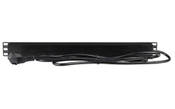 19" 1U Socketstrip 7 With breaker