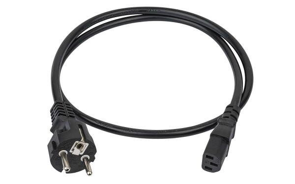 IEC C13 to Schuko Male 3 x 1,5mm² 5mtr