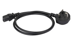 IEC C13 to UK BS13 Plug 3 x 1,5mm² 3mtr