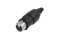 XLR 5p. Connector Female TOP Gold contacts Stainless steel Housing
