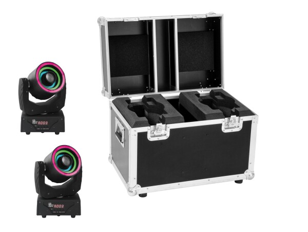 Set LED TMH-41 Hypno Moving-Head Spot + Case