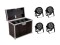 Set 4x LED 7C-7 Silent Slim Spot + Case