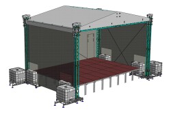 Double Pitch Roof 8 x 6 m