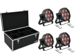 Set 4x LED SLS-7 HCL Floor + Case TDV-1