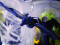 Halloween Flying Dragon, animated, blue, 120cm