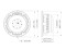 WAF124.01 12" Woofer Ferrite Magnet Aluminium Basket Driver