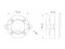 DF10.101L 1" Compression Driver Ferrite Magnet