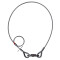 S 58060 SK - Corde de sécurité Saveking® 5 mm, 0,6 m, dé à coudre des deux côtés, argent