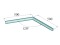 SINGLELOCK SPAC-S22 QUICK-LOCK Ecke 120° sw