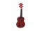 UK-100 Soprano ukulele, flamed red