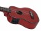UK-100 Soprano ukulele, flamed red