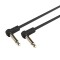 4 STAR IRR 0010 FLM - Pedalboard Patch Cable | Adam Hall® angled Jack TS | 0.1 m