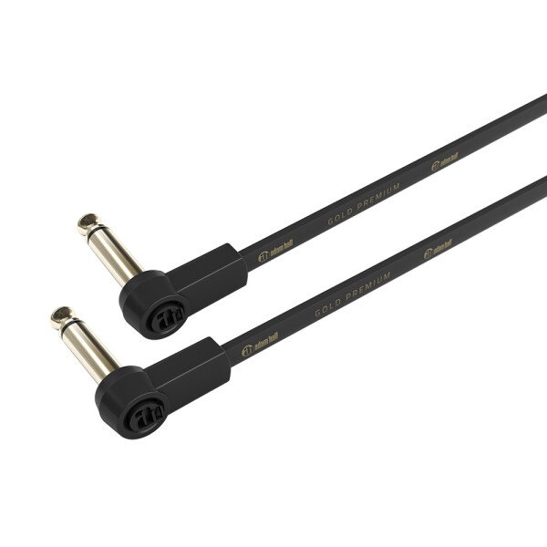 4 STAR IRR 0015 FLM - Pedalboard Patchkabel | Adam Hall® Winkelklinke TS | 0,15 m