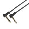 4 STAR IRR 0015 FLM - Pedalboard Patchkabel | Adam Hall® Winkelklinke TS | 0,15 m