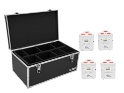 Set 4x AKKU TL-3 TCL weiß + Case TDV-1