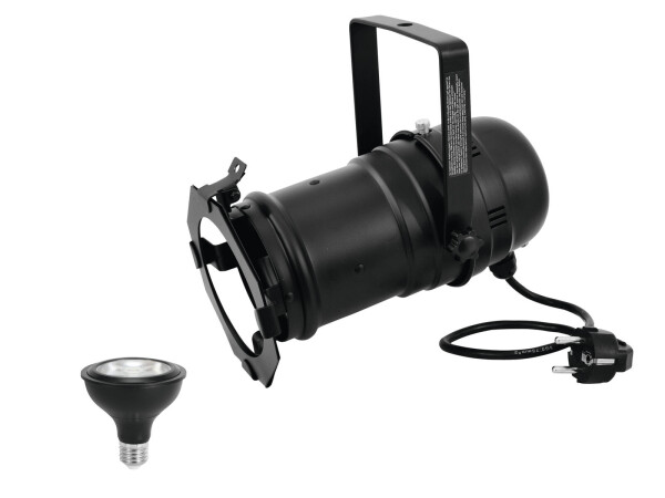 Set PAR-30 Spot sw + PAR-30 230V COB 12W E-27 LED 1800-3000K dim2warm