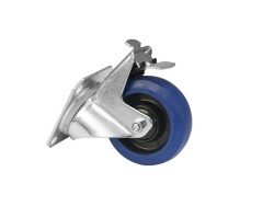 Lenkrolle RD-100B 100mm blau mit Bremse