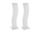 2x Stage Stand 150cm curved incl. Cover and Bag, white