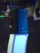 2x Stage Stand 150cm curved incl. Cover and Bag, white