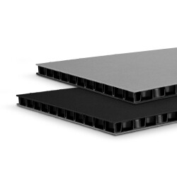 0594 BG - SolidLite® PP. Plate black / grey 9.4 mm,...