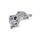 400200052 - Coupleur Pivotant Argent Etroit à 750kg MKII (48 - 51 mm)
