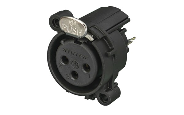 3 Pole Female XLR receptaclel