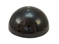 Half Mirror Ball 50cm black motorized