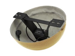 Half Mirror Ball 50cm gold motorized