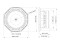 MAF082.00 8" Woofer Ferrite Aluminium Basket Driver