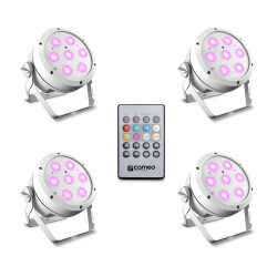 ROOT® PAR 4 WH SET 1 - Set composé de 4 x...