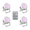 ROOT® PAR 4 WH SET 1 - Set composé de 4 x CLROOTPAR4WH avec télécommande infrarouge (CLPFLAT1REMOTE)