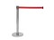 Barrier System with Retractable red Belt