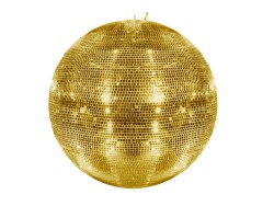 Mirror Ball 100cm gold