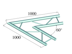 BILOCK BQ2-SPAC20H 2-way Corner 60° bk