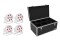 Set 4x LED SLS-7 HCL Floor white + Case
